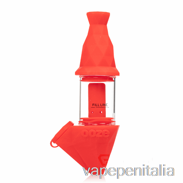 Vaporizzatore Mod Ooze Bectar Silicone Bubbler Scarlet (rosso)